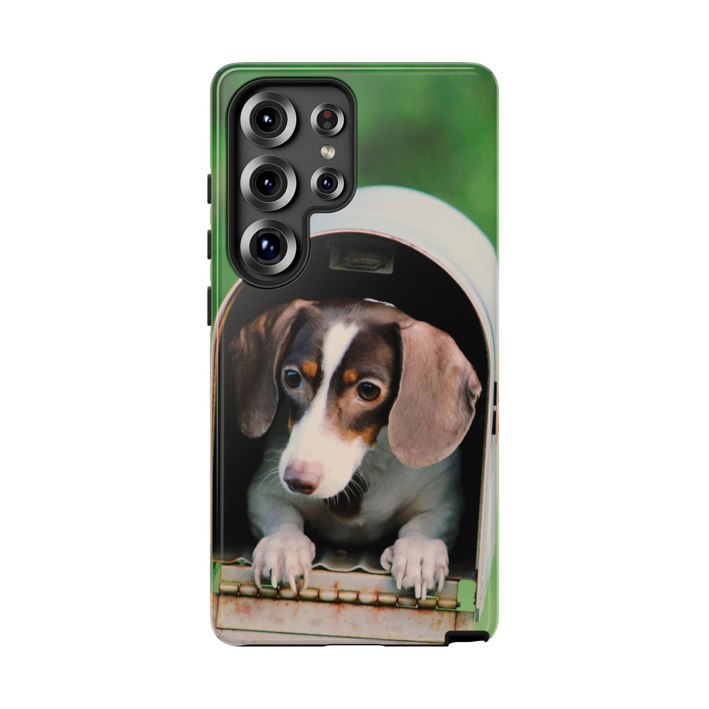 Puppy in mailbox - Tough Phone Case for Apple iPhone & Samsung Galaxy, Cute Pet Accessories, Gift for Cat Lovers