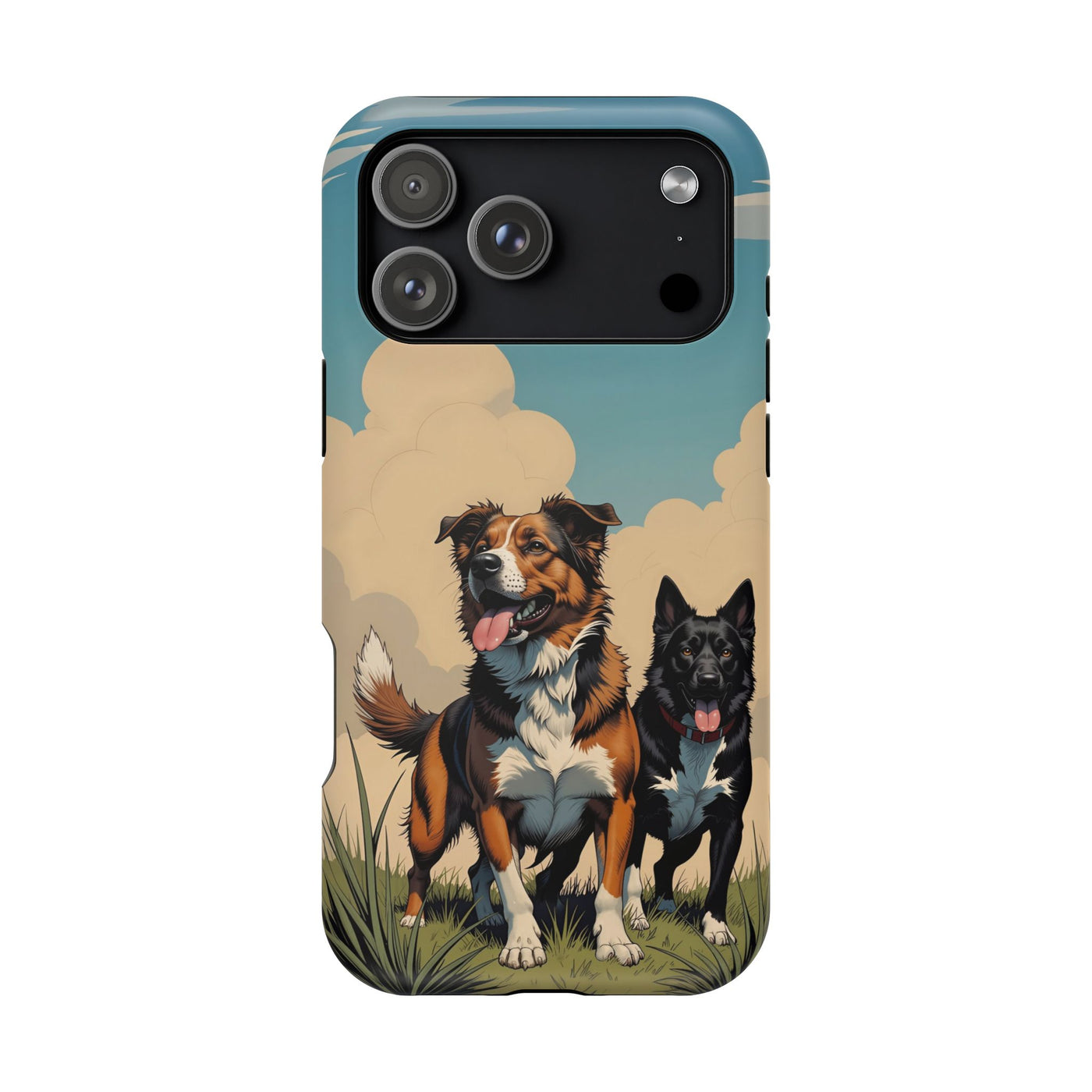 Dog Lovers' Magnetic Impact-Resistant Phone Case comic style 2, Cute Dog Design, Pet Owner Gift, Animal Lover Accessory, Birthday Gift for Dog Lovers