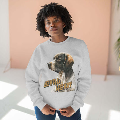 Loyal Heart Dog Lover Unisex Crewneck Sweatshirt style 4