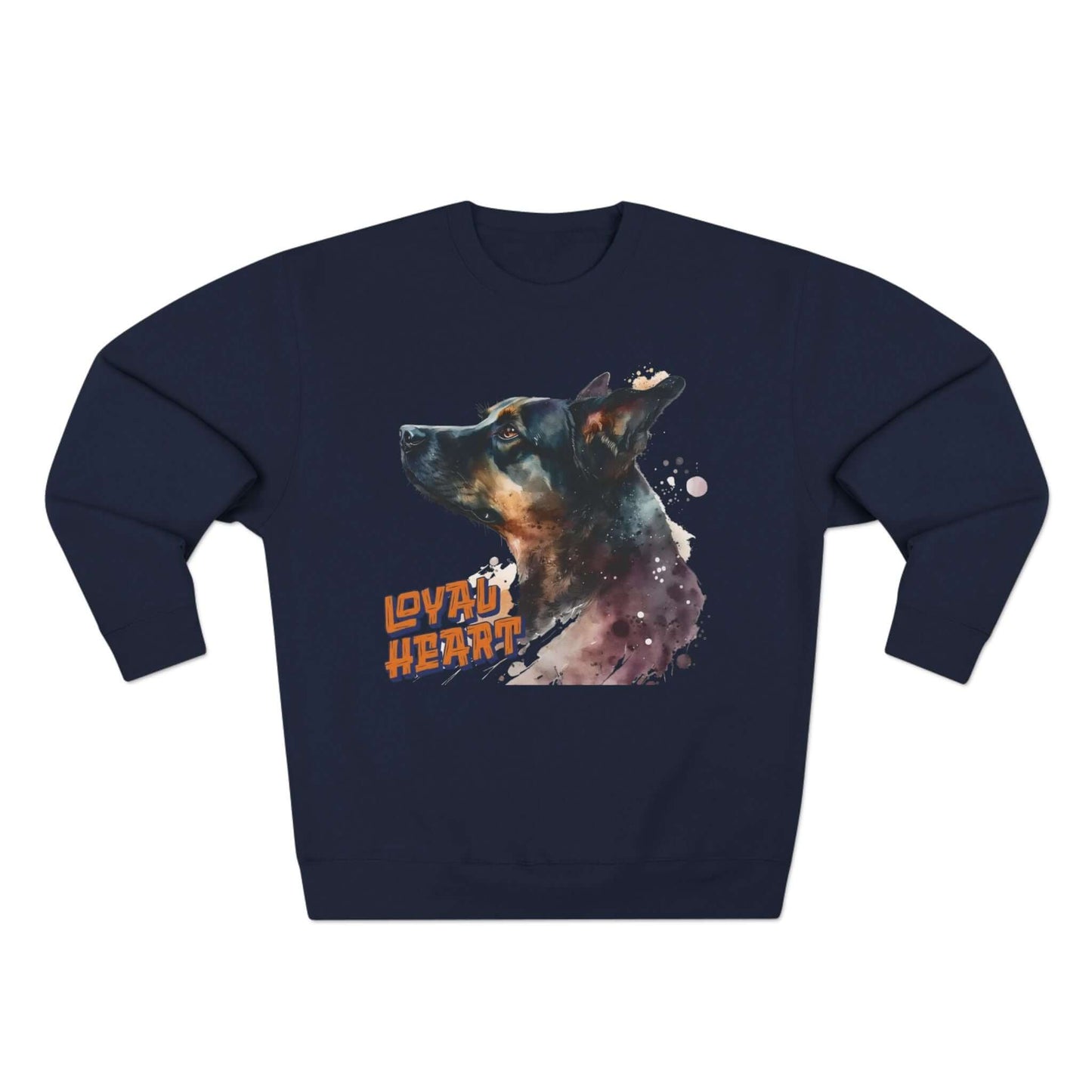 Loyal Heart Dog Lover Unisex Crewneck Sweatshirt style 1