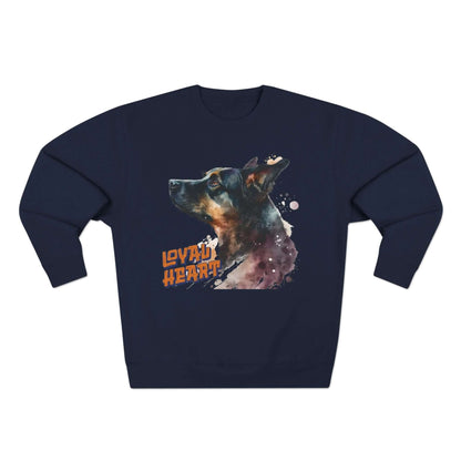 Loyal Heart Dog Lover Unisex Crewneck Sweatshirt style 1