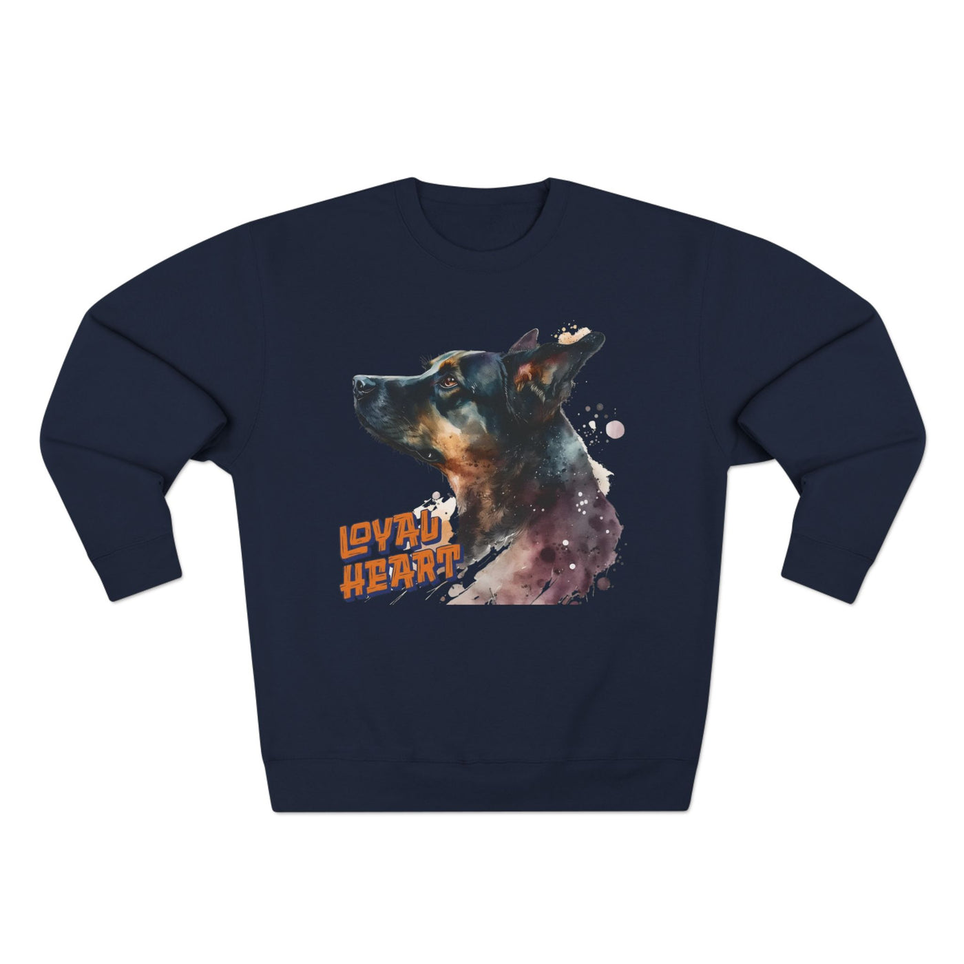 "Loyal Heart" Dog Lover style 1 Unisex Crewneck Sweatshirt