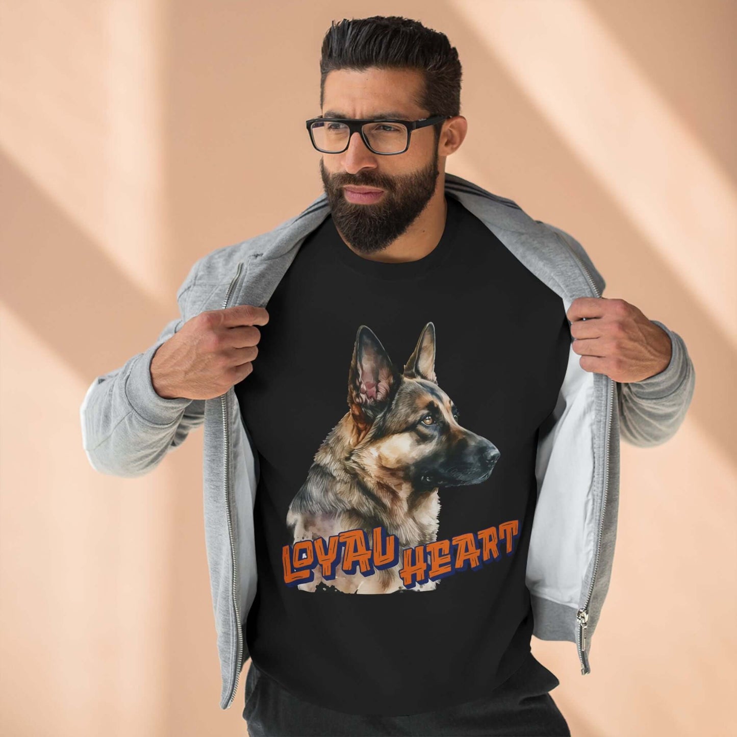 Loyal Heart Dog Lover Unisex Crewneck Sweatshirt style 2