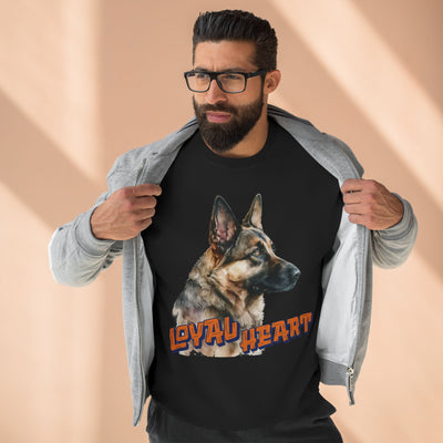 "Loyal Heart" Dog Lover style 2 Unisex Crewneck Sweatshirt