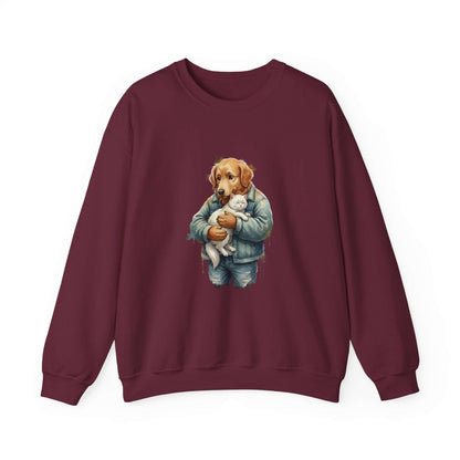Watercolor Dog painting Unisex Crewneck Sweatshirt style 6