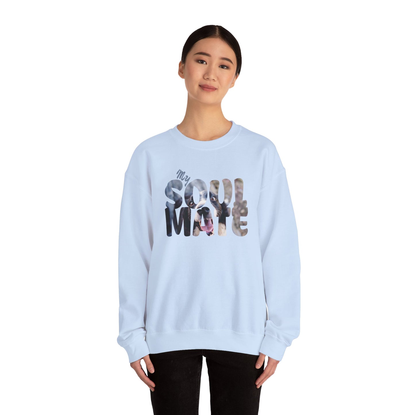 Dog My Soulmate Unisex Crewneck Sweatshirt