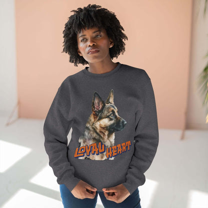 Loyal Heart Dog Lover Unisex Crewneck Sweatshirt style 2