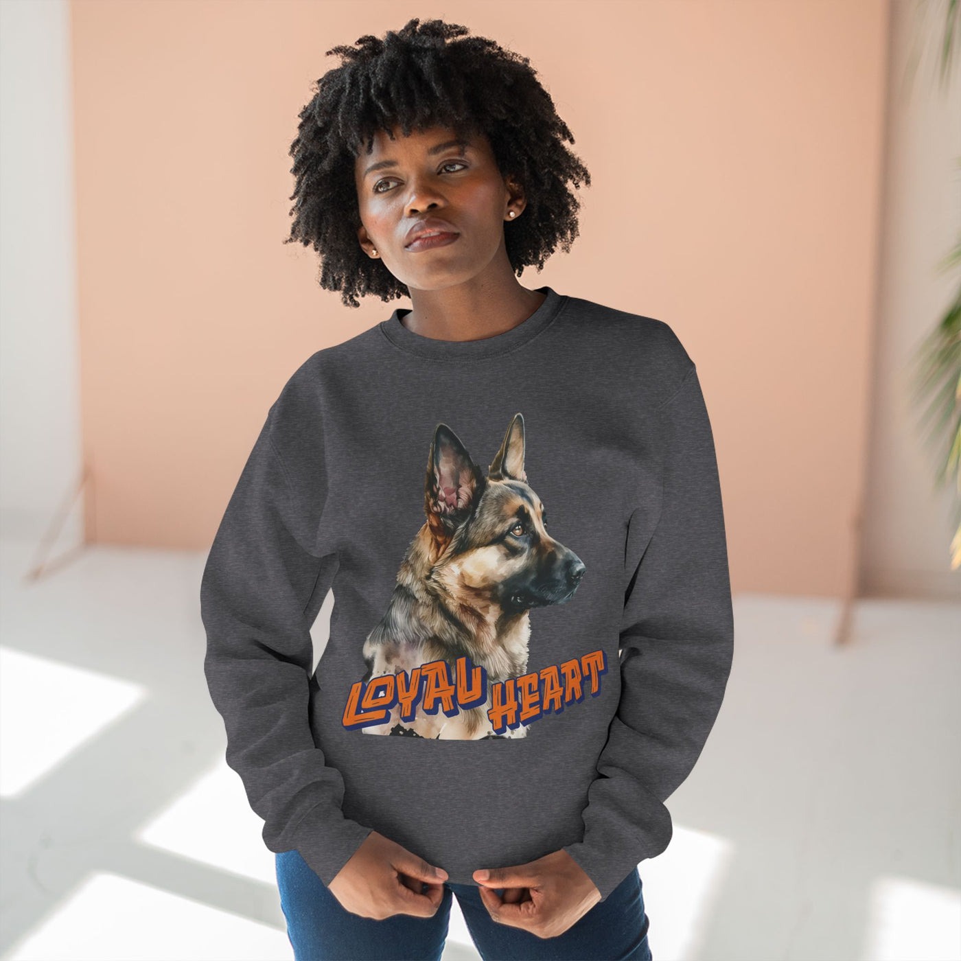 "Loyal Heart" Dog Lover style 2 Unisex Crewneck Sweatshirt