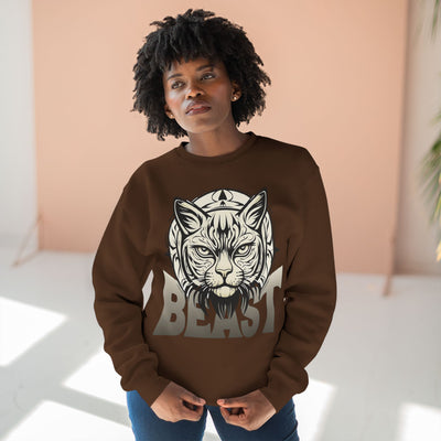 "Beast" Cat Lover style 2 Unisex Crewneck Sweatshirt