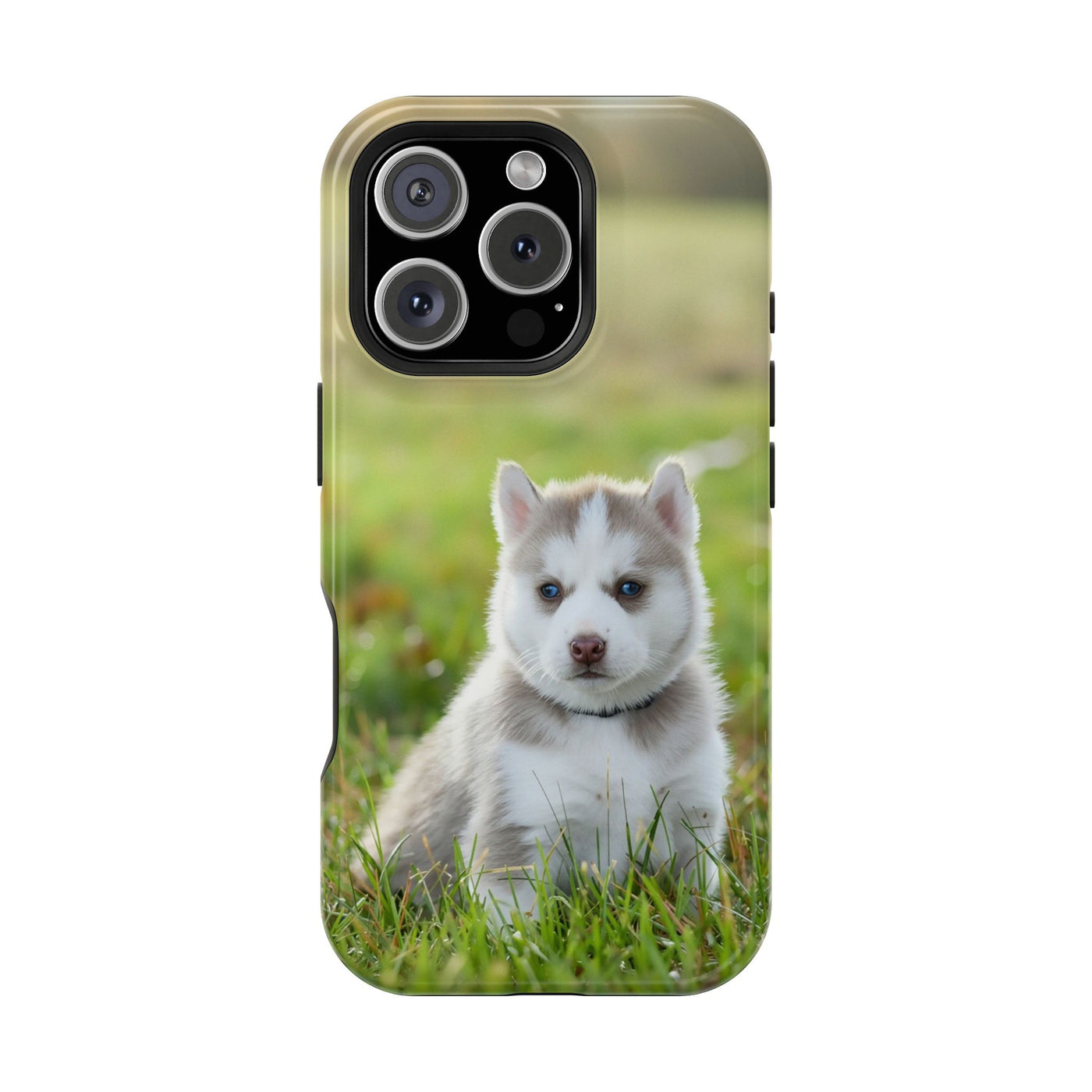 Magnetic Dog Case style 1 for Apple iPhone, Cute Puppy Phone Cover, Impact-Resistant Dog Lover Gift, Pet Protection Case, Animal-Themed Phone Accessory