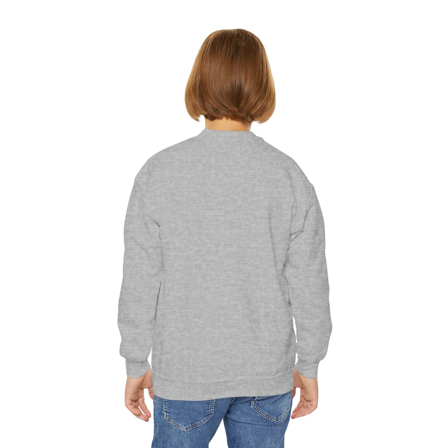 Cool Cat - Cozy Unisex Youth Crewneck Sweatshirt style 2