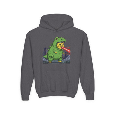 Cat cosplay Godzilla style 4 Unisex Kids Hoodie - Fun & Cozy Heavy Blend Sweatshirt with Cute Design