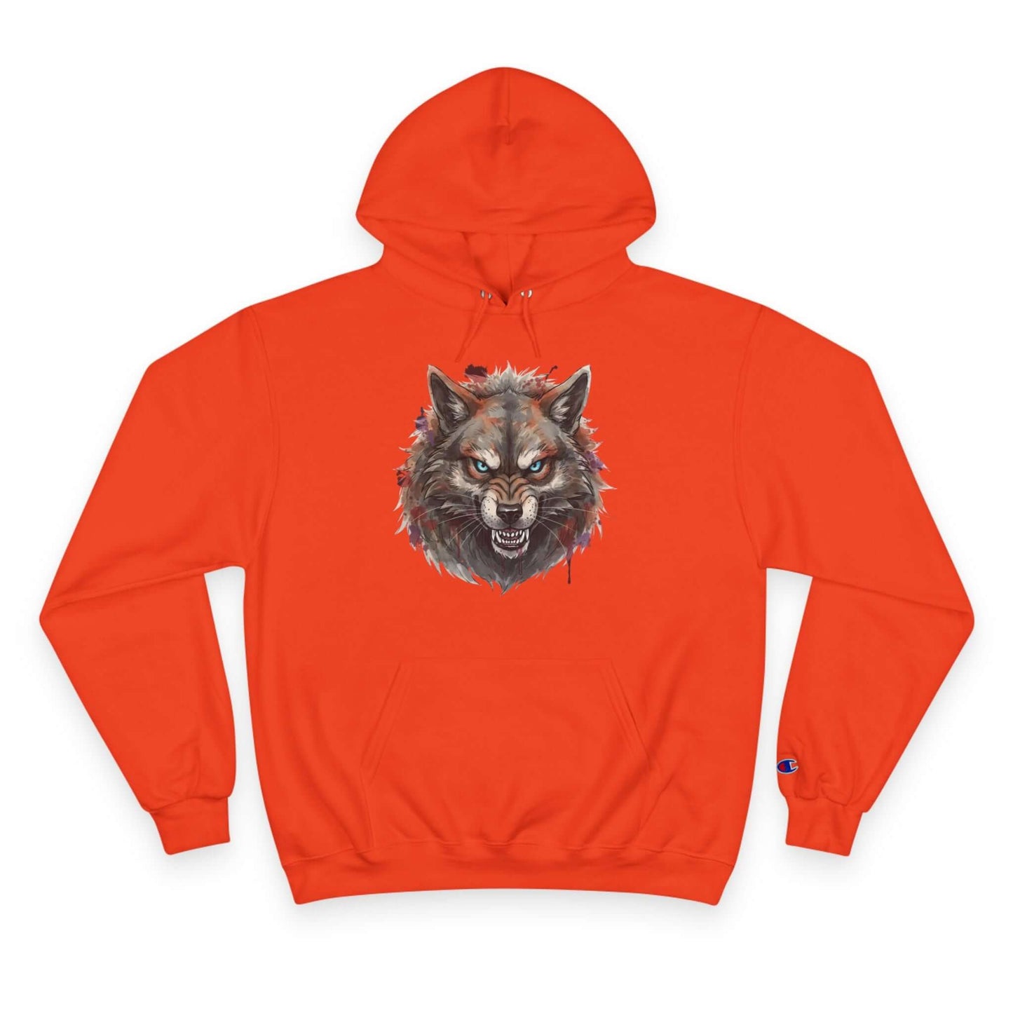 Angry Dog Men and Women Champion Hoodie style 2