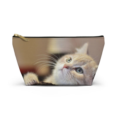 Cute Cat Accessory Pouch | Travel Accessory, Fun Gift, Pet Lover's Item, Unique Accessory Pouch, Travel Essentials