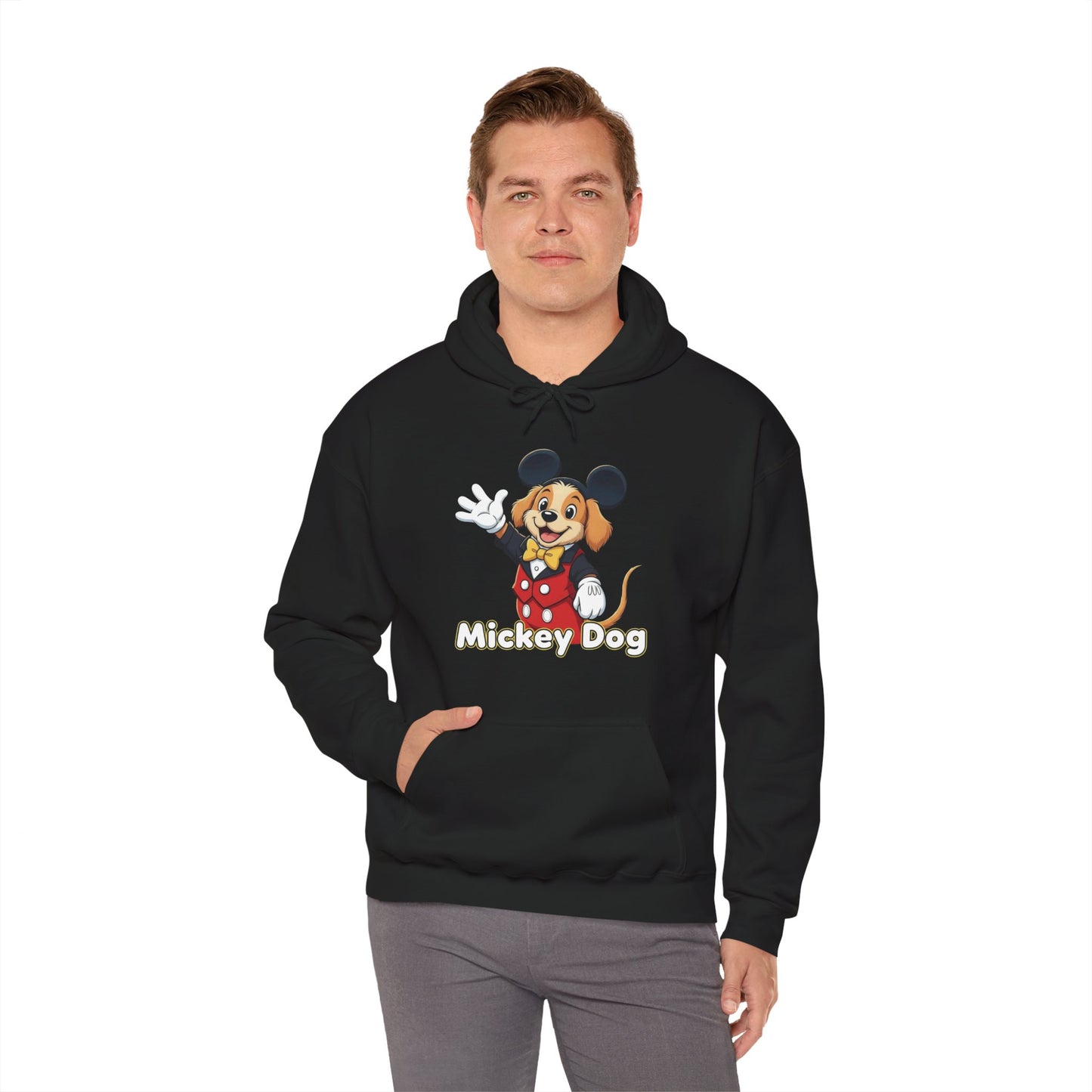 Dog cosplay Mickey Mouse Funny Design Unisex Hoodie style 1