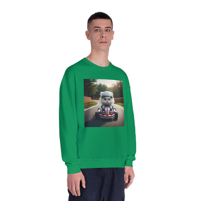Go Kart Cat Unisex NuBlend Crewneck Sweatshirt style 1