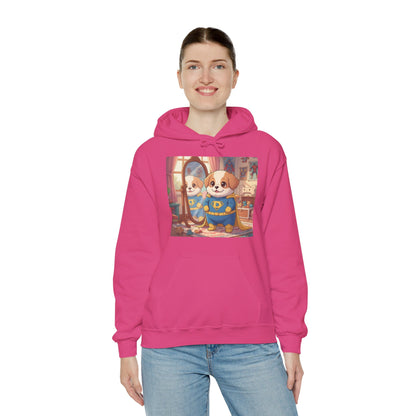 Dog cosplay Superman Funny Design Unisex Hoodie style 2