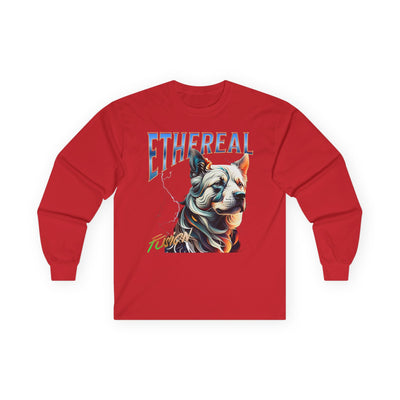Dog Ethereal Fusion Unisex Ultra Cotton Long Sleeve