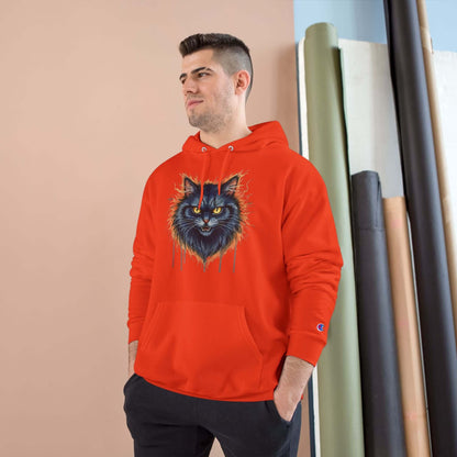 Mad Cat Men and Women Champion Hoodie style 2