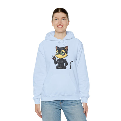 Cat cosplay Cat Woman Funny Design Unisex Hoodie style 2