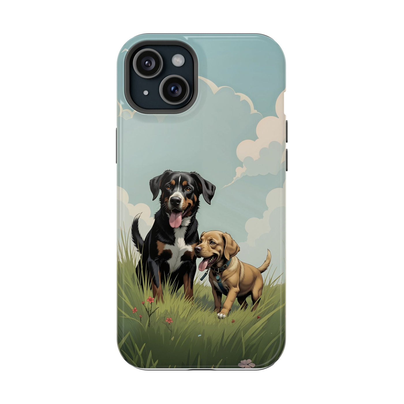 Dog Lovers' Magnetic Impact-Resistant Phone Case comic style 4, Cute Dog Design, Pet Owner Gift, Animal Lover Accessory, Birthday Gift for Dog Lovers
