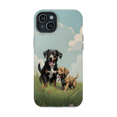 Dog Lovers' Magnetic Impact-Resistant Phone Case comic style 4, Cute Dog Design, Pet Owner Gift, Animal Lover Accessory, Birthday Gift for Dog Lovers