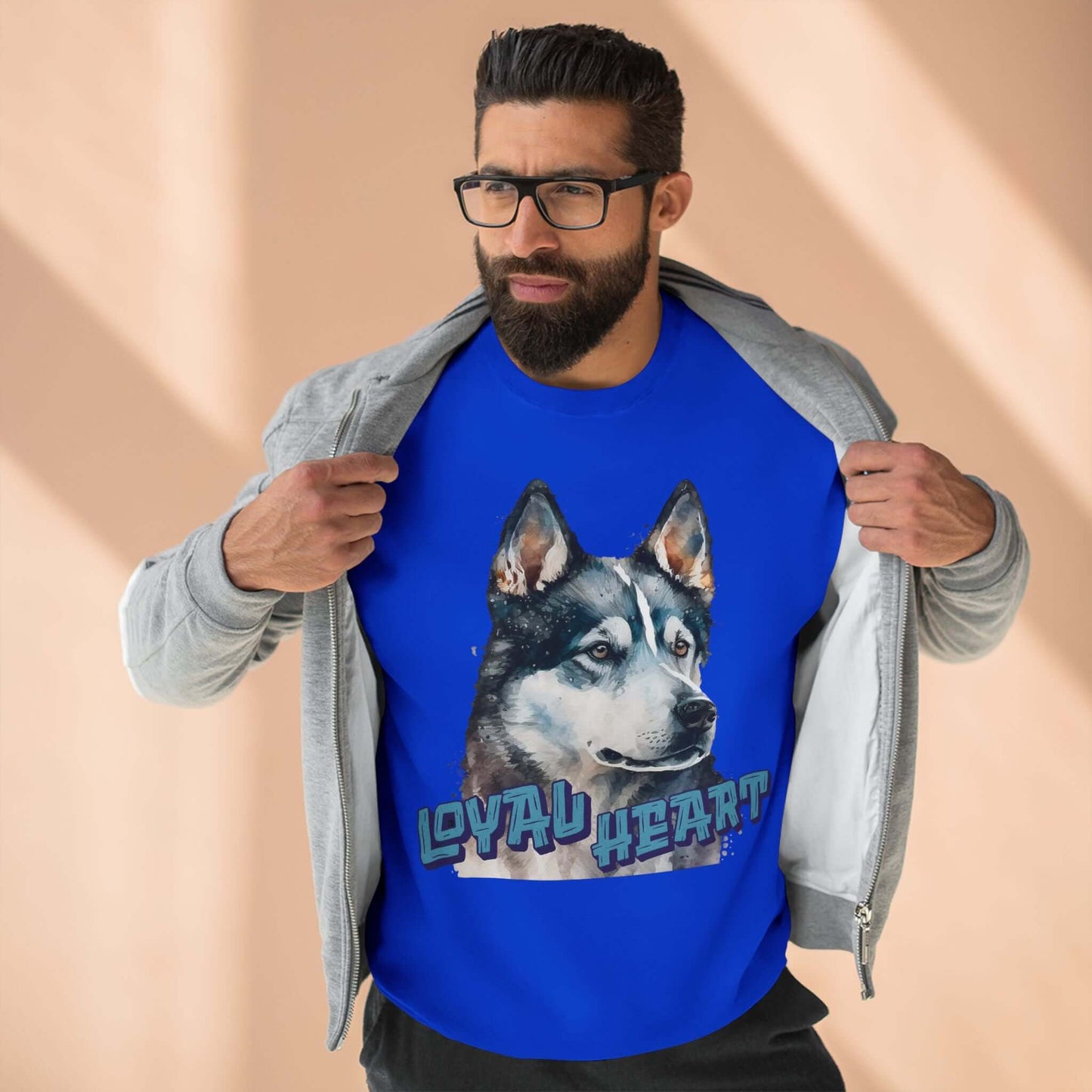 Loyal Heart Dog Lover Unisex Crewneck Sweatshirt style 3