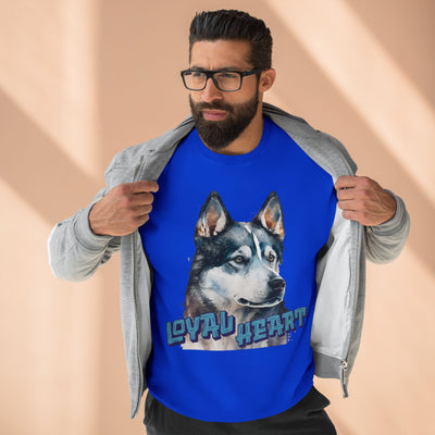 "Loyal Heart" Dog Lover style 3 Unisex Crewneck Sweatshirt
