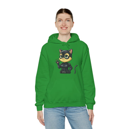 Cat cosplay Cat Woman Funny Design Unisex Hoodie style 2