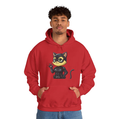 Cat cosplay Cat Woman Funny Design Unisex Hoodie style 2