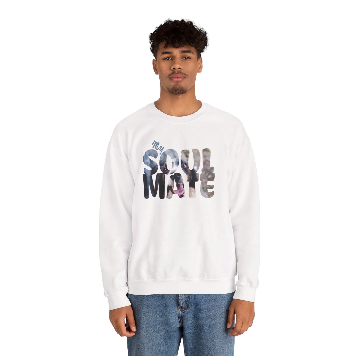 Dog My Soulmate Unisex Crewneck Sweatshirt
