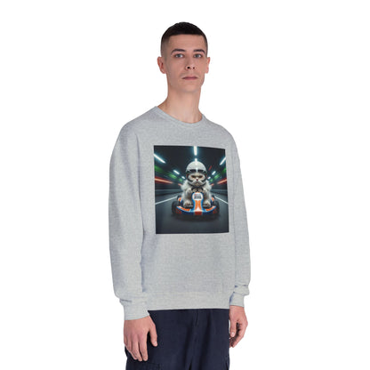 Go Kart Cat Unisex NuBlend Crewneck Sweatshirt style 2