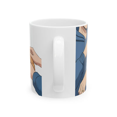 Let Me Go! Cute Cat Ceramic Mug 11oz