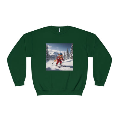 Skiing Dog Unisex NuBlend® Crewneck Sweatshirt