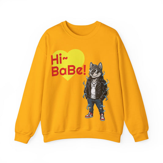 Cool Dog Unisex Heavy Blend Crewneck Sweatshirt style 3