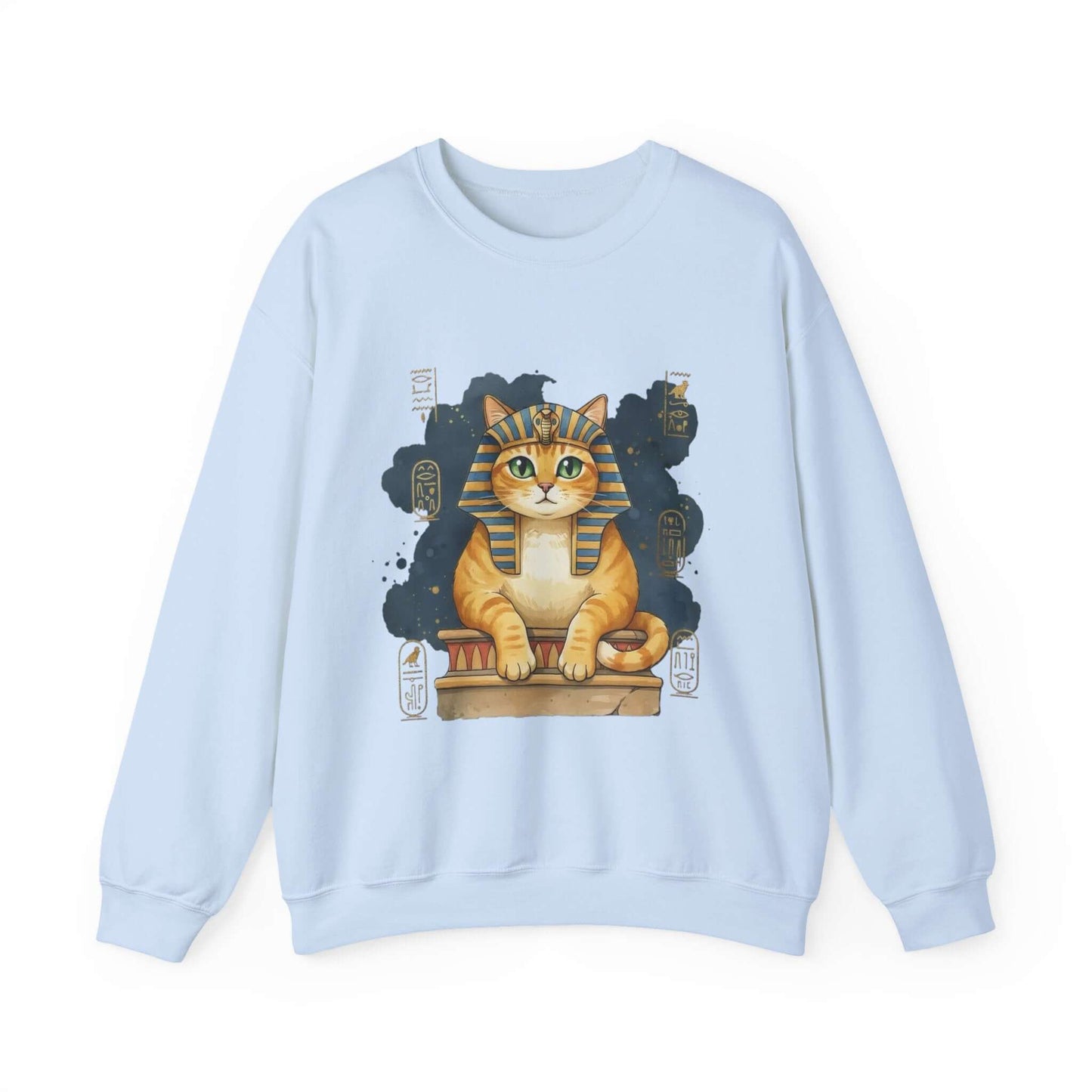 Watercolor Cat painting Unisex Crewneck Sweatshirt style 4