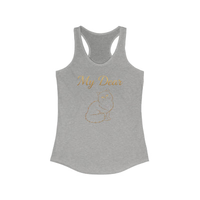 My Dear Cat Women's Racerback Tank Top