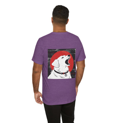 Dog Lover's Unisex Short Sleeve Tee Dog Head style | Pet Enthusiast Shirt, Gift for Dog Lovers, Animal Lovers Apparel, Casual Wear, Fun Dog Graphic T-Shirt