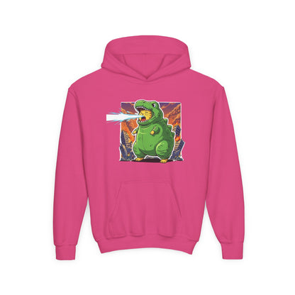 Cat cosplay Godzilla Unisex Kids Hoodie style 3