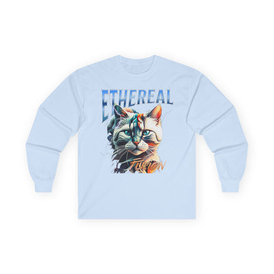 Cat Ethereal Fusion Unisex Ultra Cotton Long Sleeve Tee