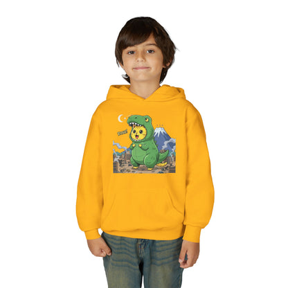 Cat cosplay Godzilla Unisex Kids Hoodie style 1