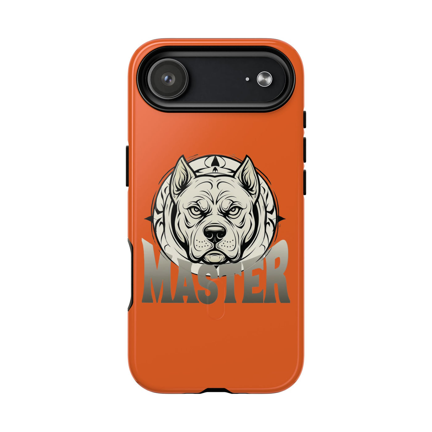 Master Dog Orange Tough Magnetic iPhone 17 / 17 Air / Pro / Pro Max Protective Case support MagSafe