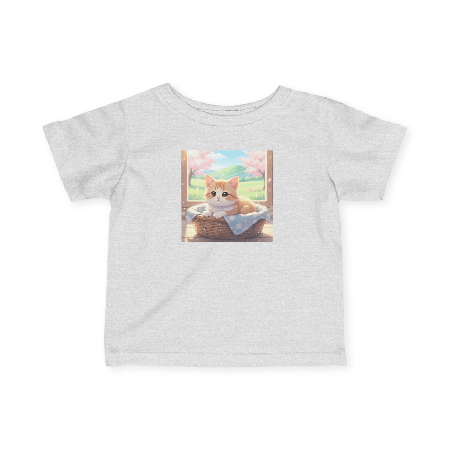 Cute Kitten Infant Baby Fine Jersey T-Shirt style 1