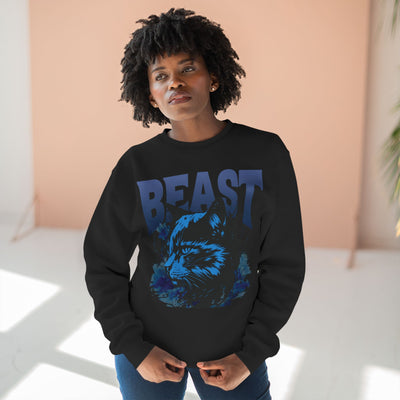 "Beast" Cat Lover style 1 Unisex Crewneck Sweatshirt
