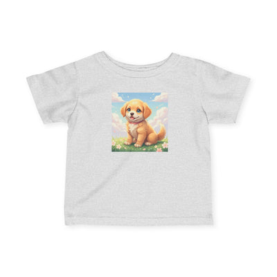 Cute Puppy style 1 Infant Tee, Baby T-Shirt, Dog Lover Gift, Toddler Top, Kids Apparel, Animal Print Shirt