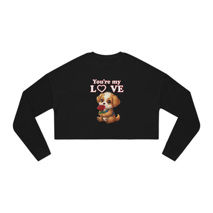 Cropped Dog Lover Women Sweatshirt - You're My Love style 1