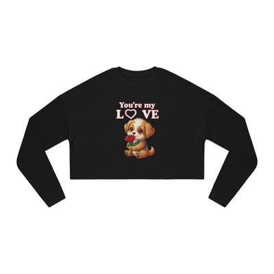 Cropped Dog Lover Sweatshirt - You're My Love style 1