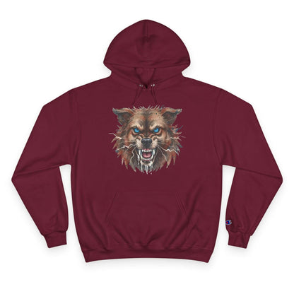 Angry Dog Men and Women Champion Hoodie style 3
