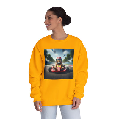 Go Kart Cat style 3 Unisex NuBlend® Crewneck Sweatshirt