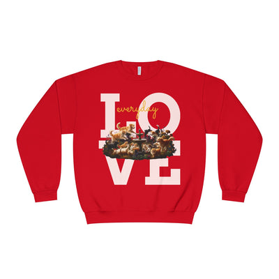 Love Everyday Cats & Dogs Unisex NuBlend® Crewneck Sweatshirt
